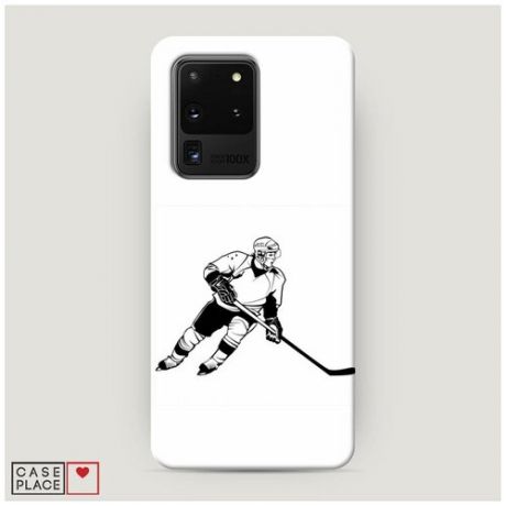 Чехол Пластиковый Samsung Galaxy S20 Ultra Хобби хоккей