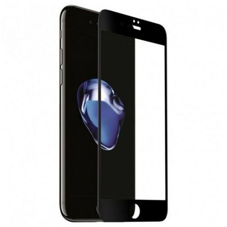 Защитное стекло 10D/9D для iPhone 6/6S (Черное)