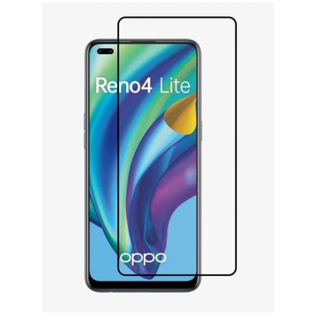 Защитное стекло Full Glue Premium Unico на OPPO RENO 4/ Оппо Рено 4, 2 шт
