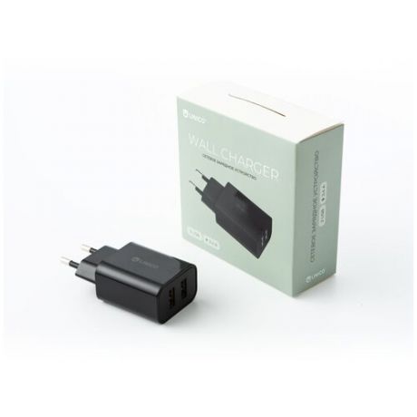Unico/Сетевое зарядное устройство 2 USB 2,4А/Сетевое зарядное устройство для Apple Samsung Xiaomi Huawei Oppo