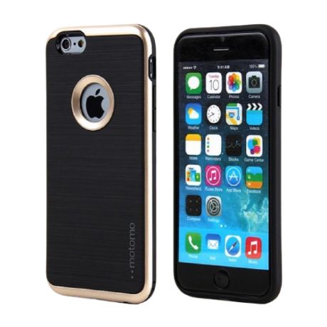 Противоударная накладка Motomoto INO Case для Apple iPhone 4G золото