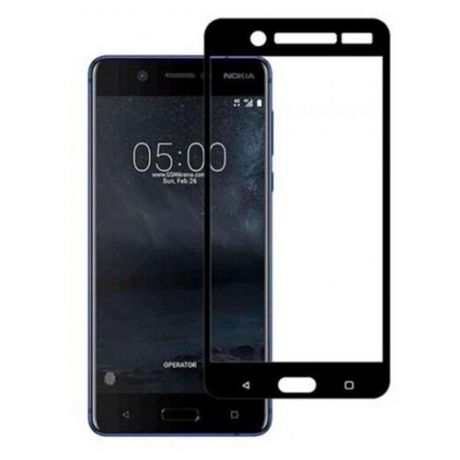 Защитное стекло для Nokia 5 (Черное)