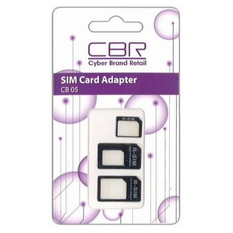 Адаптер для SIM карт CBR CB 05 Frame переходник SIM micro SIM nano SIM Card Adapter