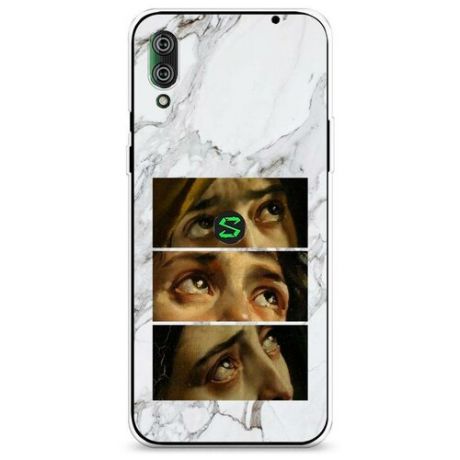 Силиконовый чехол "Evil eyes" на Xiaomi Black Shark 2 Pro / Сяоми Блэк Шарк 2 Про