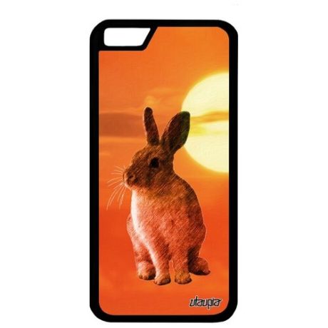 Противоударный чехол для // Apple iPhone 6 // "Кролик" Трус Животные, Utaupia, оранжевый