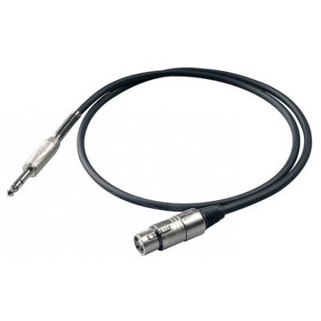 Шнур Proel 6.3mm Jack - XLR 3m BULK210LU3