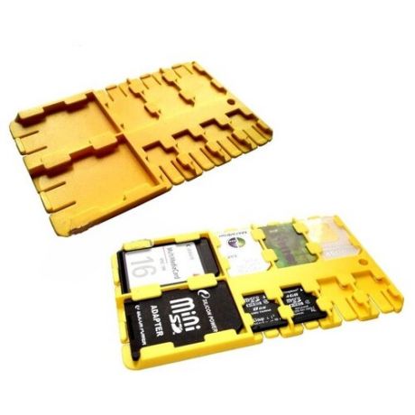 Футляр REFI Holder SD / microSD / SIM Yellow