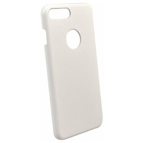 Поликарбонатный чехол-накладка для iPhone 7 Plus/8 Plus iCover Glossy Hole, белый (IP7P-G-WT)