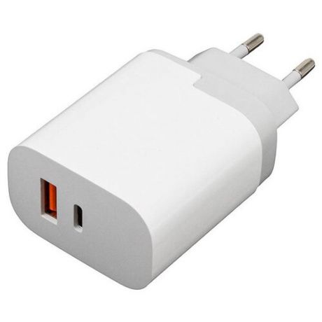 Зарядное устройство Liberty Project USB-C PD 3.0 + USB QC 3.0 18W Power Series White 0L-00044725