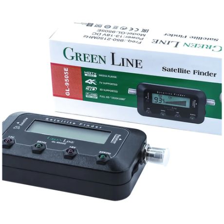 Green Line GL-9505E Satfinder — Цифровой прибор для настройки спутниковых антенн