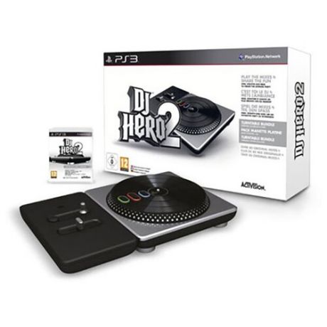 Игра для PlayStation 3 DJ Hero 2 Turntable Kit (игра + контролер)