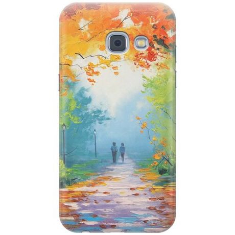 Cиликоновый чехол Яркая осень на Samsung Galaxy A3 (2017) / Самсунг А3 2017