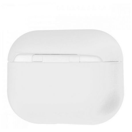 Силиконовый чехол тонкий для Apple AirPods Pro белый