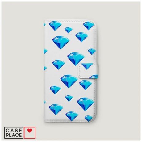 Чехол-книжка Samsung Galaxy S7 Дождь из алмазов