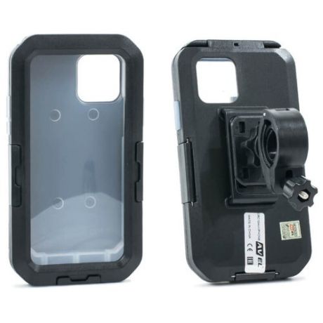 Водонепроницаемый чехол / держатель для iPhone 12 mini на велосипед и мотоцикл DRC12miniIPHONE (черный)