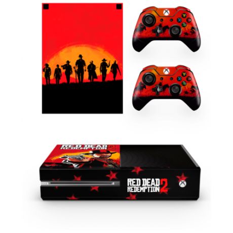 Набор наклеек Ред Дед Редемпшн (Red Dead Redemption) для приставки Xbox One
