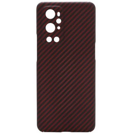 Кевларовый чехол DiXiS Carbon Case для One Plus 9 Pro (ROP9P-CM) матовый красный