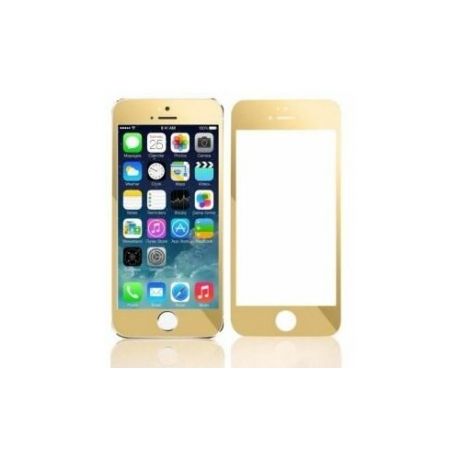 Комплект защитных стекл 2 в 1 перед зад для IPhone 7 Plus золото