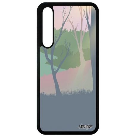 Защитный чехол на смартфон // Huawei P20 Pro // "Лесные розы" Лес Свет, Utaupia, цветной