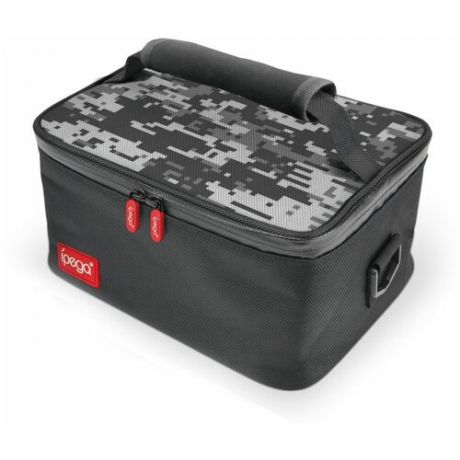 Сумка для консоли и аксессуаров iPega Portable Travel Storage Bag (серый камуфляж) для Nintendo Switch (PG-9179) (Nintendo Switch)