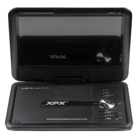 Портативный DVD-плеер XPX EA-9099L - 9,8" (Цифровой тюнер DVB-T2, USB, DVD)