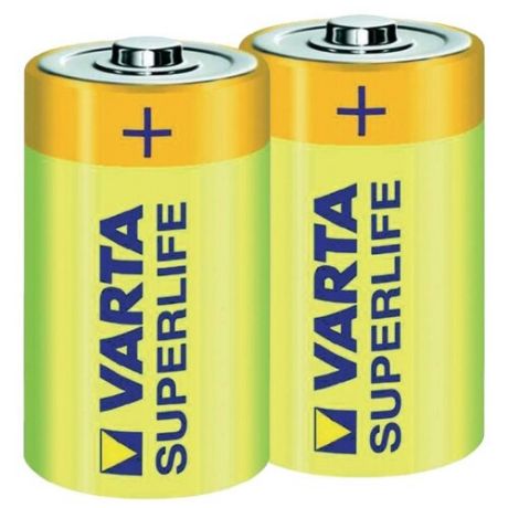 Батарейка D - Varta SuperLife R20 2020 (2 штуки) VR R20/2SH