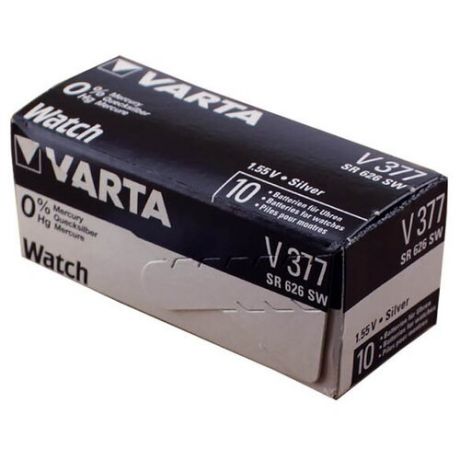 Батарейка 377 - Varta SR626SW/10BOX