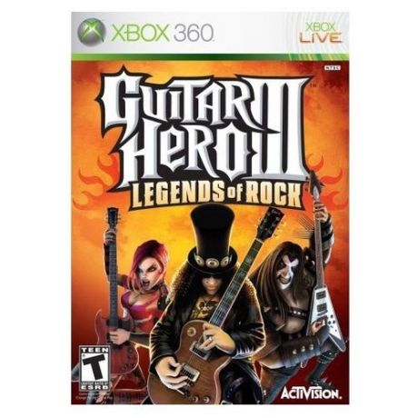 Guitar Hero III: Legends of Rock Bundle (Игра + гитара) (PS2)