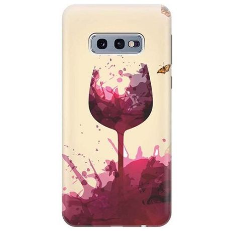 Чехол - накладка ArtColor для Samsung Galaxy S10e с принтом "Летнее вино"
