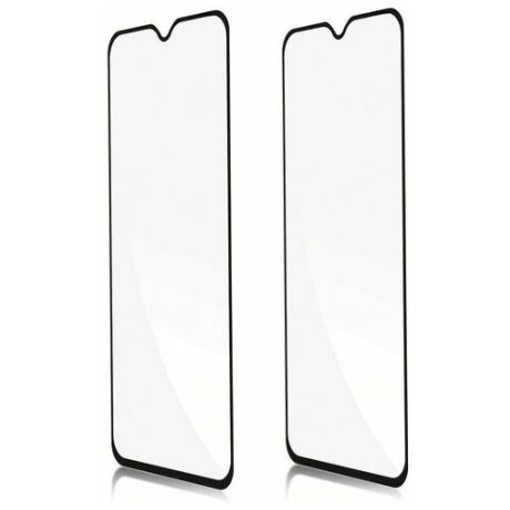 Защитное стекло для Realme C21 / комплект 2 шт для Реалми С21 / 21D на весь экран
