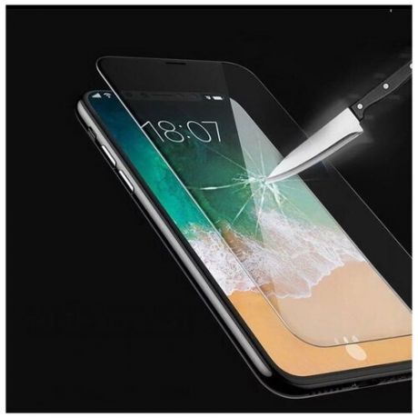 Противоударное защитное стекло для iPhone 12 и 12 PRO / Стекло с противоударным слоем на Айфон / 3D броня