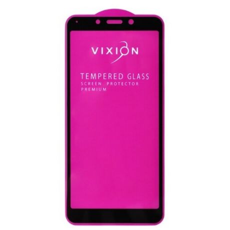 Защитное стекло Xiaomi Redmi 6 (полное покрытие) (черное) Премиум