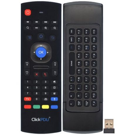 Универсальный пульт аэромышь ClickPdu MX3M с голосовым управлением и кириллической QWERTY клавиатурой