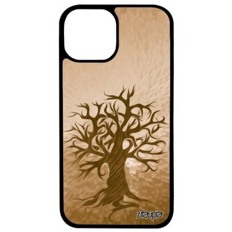 Защитный чехол для смартфона // Apple iPhone 13 Pro Max // "Дерево жизни" Древо Флора, Utaupia, светло-коричневый