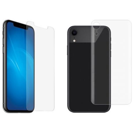 Гидрогелевая пленка LuxCase для APPLE iPhone XR 0.14mm Front and Back Transparent 86057