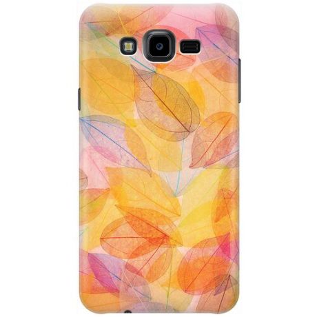 RE:PA Накладка Transparent для Samsung Galaxy J7 Neo с принтом "Разноцветные листья"