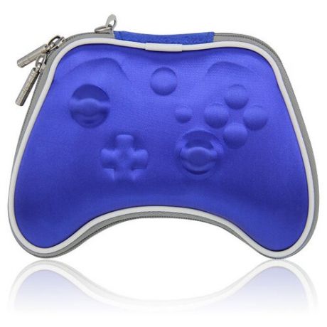 Противоударная сумка-чехол для геймпада XBox One (голубая)