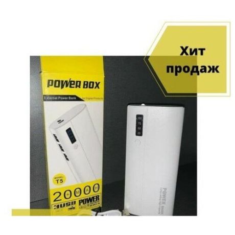 Внешний аккумулятор / внешний аккумулятор 20000mAh / Power bank / повербанк для телефона