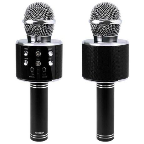 Караоке-микрофон WSTER WS-858 оригинальный, черный
