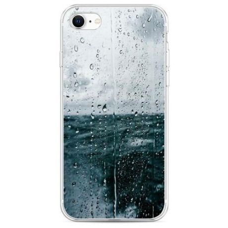 Силиконовый чехол "Пасть акулы" на Apple iPhone SE 2020 / Айфон SE 2020