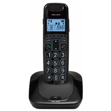 Телефон teXet TX-D7505А Черный