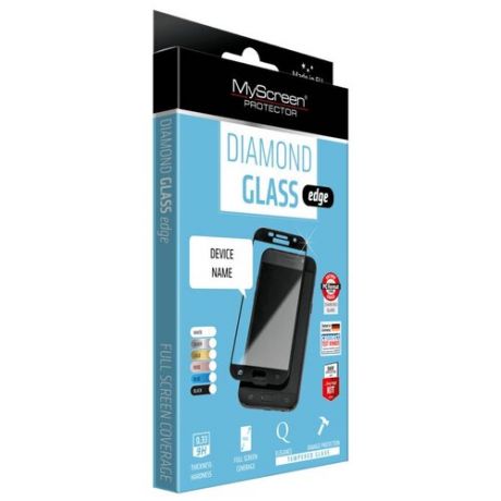 Защитное стекло Lamel 2,5D MyScreen LITE Glass edge White для iPhone 8 Plus MD2827TG FCOV WHIT8+