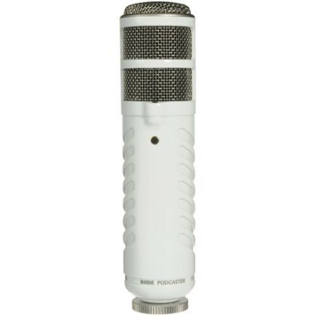 RODE Podcaster USB микрофон вещательного качества. Частотный диапазон для голоса, индикатор включения, прямой выход на наушники на корпусе, низкий уровень собственного шума. Динамический капсуль 28мм.