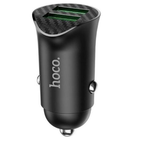 Зарядное устройство Hoco Z39 Farsighted 2xUSB QC3.0 18W + Cable Lightning Black