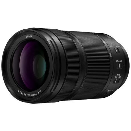 Объектив PANASONIC LUMIX S 70–300 мм F4.5-5.6 MACRO O.I.S. черный