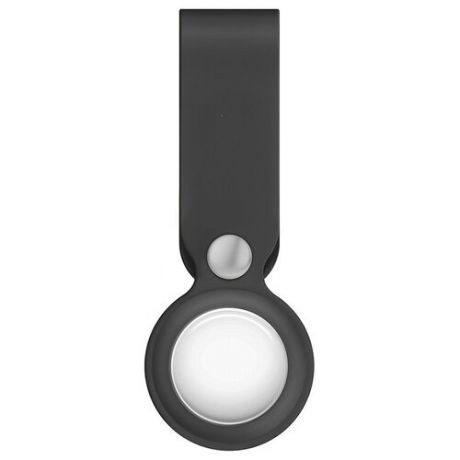 Брелок-подвеска Uniq Vencer Silicone Loop Case для AirTag, тёмно-серый
