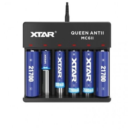 XTAR Зарядное устройство XTAR QUEEN ANTII MC6II