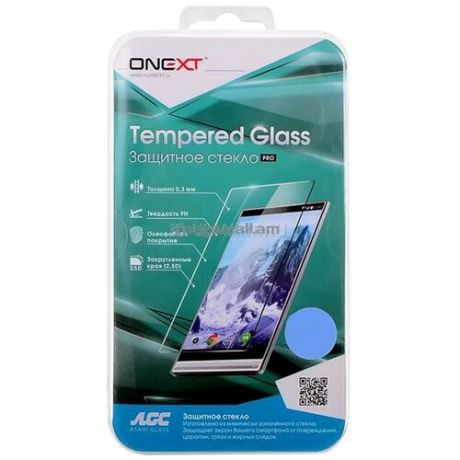 Защитное стекло ONEXT для смартфона Sony Xperia XA1 3D черное 41313