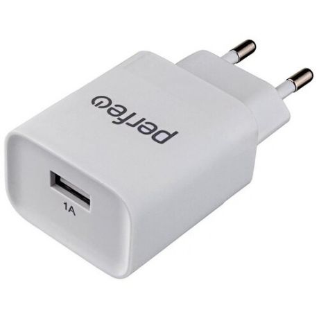 Зарядное устройство Perfeo USB 1А White I4629