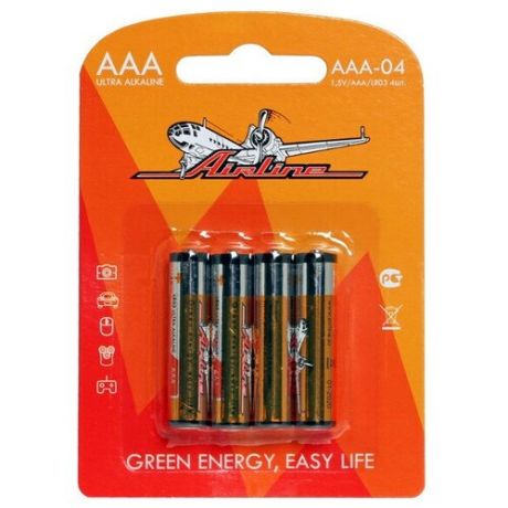 Батарейка AAA - Airline AAA-04 LR3 (4 штуки)